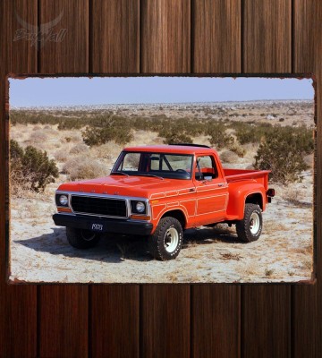 Металлическая табличка Ford F-100 Flareside Pickup